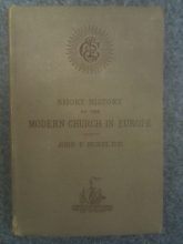 Cover art for Short History of the Modern Church in Europe