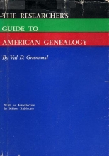 Cover art for Researchers Guide to American Genealogy