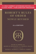 Cover art for Robert's Rules of Order Newly Revised, 11th edition