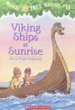 Cover art for Viking Ships at Sunrise (Magic Tree House)