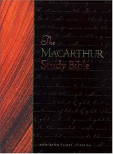 Cover art for The Macarthur Study Bible (Black Bonded Leather)