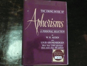 Cover art for Viking Book of Aphorisms: A Personal Selection