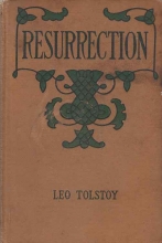Cover art for Resurrection Leo Tolstoy 1903 Reprint Fair Condition