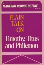 Cover art for Plain Talk on Timothy, Titus, and Philemon