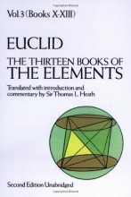 Cover art for The Thirteen Books of the Elements, Vol. 3: Books 10-13