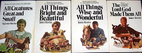 Cover art for James Herriot's 4 Vol. Set (All Creatures Great and Small, All Things Bright and Beautiful, All Things Wise and Wonderful, The Lord God Made Them All)