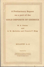 Cover art for A preliminary report on a part of the gold deposits of Georgia