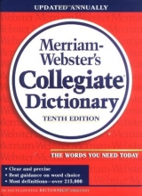 Cover art for Merriam-Webster's Collegiate Dictionary, Tenth Edition