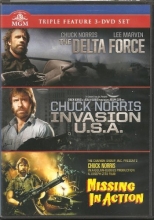 Cover art for Chuck Norris Triple Feature - The Delta Force / Invasion U.S.A. / Missing In Action
