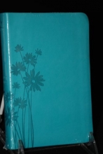 Cover art for HCSB Pocket Size Gift Bible Teal Flowers ~ Brand New