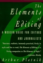 Cover art for The Elements of Editing