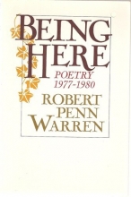 Cover art for Being Here: Poetry 1977-1980