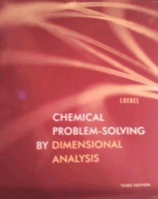 Cover art for Chemical Problem Solving by Dimensional Analysis: A Self-Instructional Program