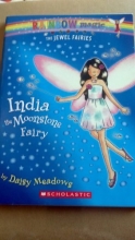 Cover art for India the Moonstone Fairy (Rainbow Magic: The Jewel Fairies)