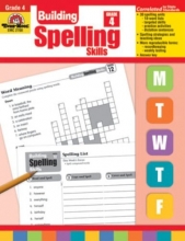 Cover art for Building Spelling Skills, Grade 4