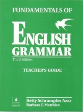 Cover art for Fundamentals of English Grammar, Third Edition (Teacher's Guide with Answer Key)