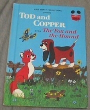 Cover art for Tod and Copper from "The Fox and the Hound" (Disney's Wonderful World of Reading)