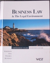 Cover art for Business Law and the Legal Environment, Comprehensive Volume