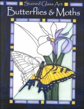 Cover art for Stained Glass Butterflies And Moths (Stained Glass Art)