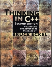 Cover art for Thinking in C++: Introduction to Standard C++, Volume One (2nd Edition) (Vol 1)