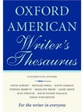 Cover art for The Oxford American Writer's Thesaurus