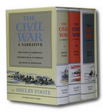 Cover art for The Civil War a Narrative 3 Vols in Slipcase