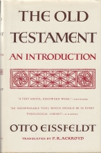 Cover art for The Old Testament;: An introduction, including the Apocrypha and Pseudepigrapha, and also the works of similar types from Qumran; the history of the formation of the Old Testament