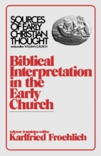 Cover art for Biblical Interpretation in the Early Church (Sources of Early Christian Thought)