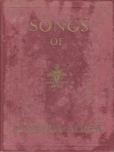 Cover art for Songs of Pi Kappa Alpha, Edition of 1927