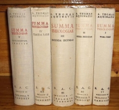 Cover art for Summa Theologiae: Cura Fratrum Eiusdem Ordinis (Iterata Editio) (5 VOL Set)