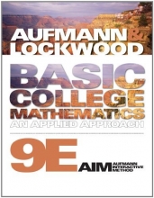 Cover art for Basic College Mathematics: An Applied Approach