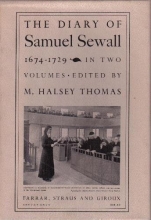 Cover art for The Diary of Samuel Sewall, 1674-1729. 2 volumes