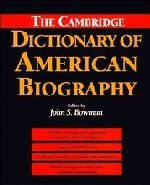 Cover art for The Cambridge Dictionary of American Biography