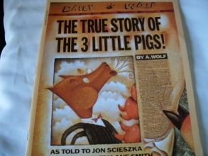 Cover art for The True Story Of The 3 Little Pigs!