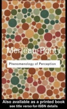 Cover art for Phenomenology of Perception (Routledge Classics)