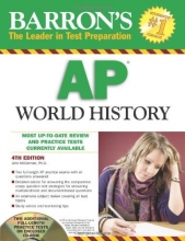 Cover art for Barron's AP World History with CD-ROM