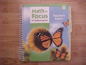 Cover art for Math in Focus The Singapore Approach, Grade 3A,  Teacher's Edition