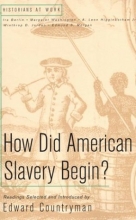 Cover art for How Did American Slavery Begin? (Historians at Work)