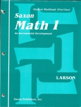 Cover art for Saxon Math 1 Student Workbook (Part One)