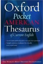 Cover art for The Oxford Pocket American Thesaurus of Current English