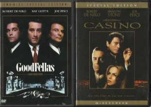 Cover art for Casino and Goodfellas DVD Double Feature Both Movies!