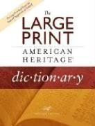 Cover art for The Large Print American Heritage Dictionary, Revised Edition
