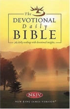 Cover art for The Devotional Daily Bible: Arranged in 365 daily readings with devotional insights