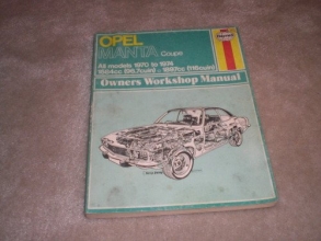Cover art for Opel Manta Coupe 1970-1974