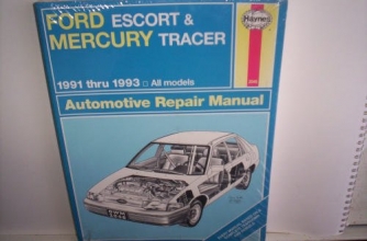 Cover art for Ford Escort & Mercury Tracer Automotive Repair Manual/1991 Thru 1993 All Models (Hayne's Automotive Repair Manual)