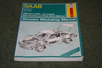 Cover art for Saab 99 1969 Thru 1980 All Models 104,113,121 Cu in (1709,1854,1985cc; Owners Workshop Manual)