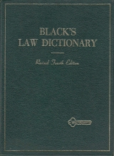 Cover art for Black's Law Dictionary Revised Fourth Edition