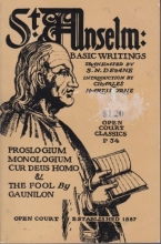 Cover art for St. Anselm: Basic Writings