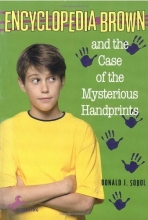 Cover art for Encyclopedia Brown and the Case of the Mysterious Handprints