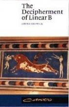 Cover art for The Decipherment of Linear B (Canto)